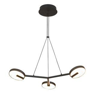 Velegnet loftlampe fra Design by Grönlund i sort.